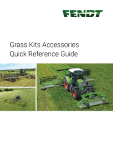 Fendt Grass Kits Accessories QRG