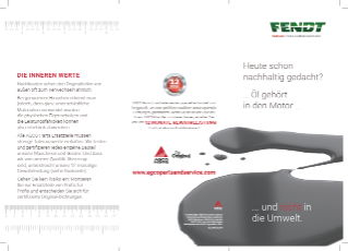 Fendt Seals and Gaskets Leaflet