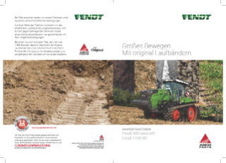 Fendt Tracked Vehicle Leaflet Germany