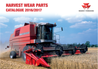 MF Harvest Wear Parts Catalogue 2016-2017 EN DK