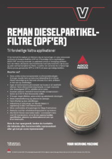 Valtra Reman Diesel Partikel-filtre DPF 2022
