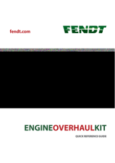 Fendt Engine Overhaul Kit QRG GB