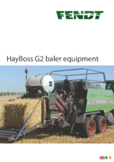 Fendt HayBoss G2 baler equipment brochure UK