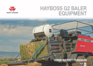 MF HayBoss G2 baler equipment brochure UK