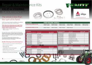 Fendt Axles and Steering Poster IE