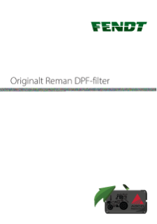 Fendt AGCO Reman Genuine DPF Filters - NO